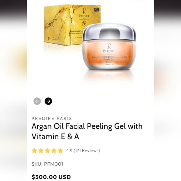 Predire Other - Predire París Argan Oil Facial Peeling Gel